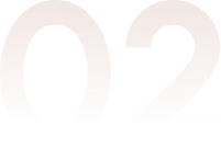 Number 02 in bold minimal typography on dark background