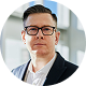 Professional man wearing glasses portrait profile image